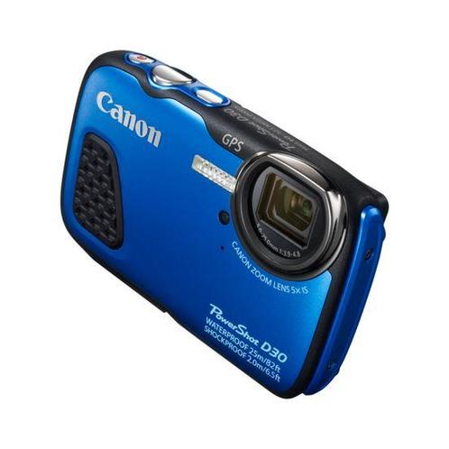 Canon PowerShot D30 Digitale Onderwater Compact Camera - Bla, Audio, Tv en Foto, Fotocamera's Digitaal, Zo goed als nieuw, Verzenden