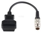 OBDSTAR (M085) | MTU 12-pins OBD – 16-pins OBD2 Verloopkabel, Auto diversen, Autogereedschap, Verzenden, Nieuw