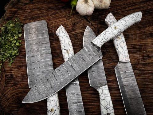 Keukenmes - Kitchen knife set - Keukensets met koksmessen, Antiek en Kunst, Antiek | Keukenbenodigdheden