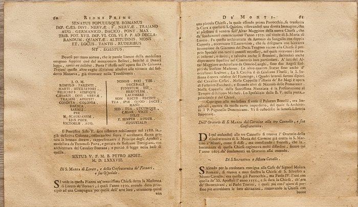 Italië - Rome; Giovanni Battista Piranesi (1720-1778) -, Boeken, Atlassen en Landkaarten