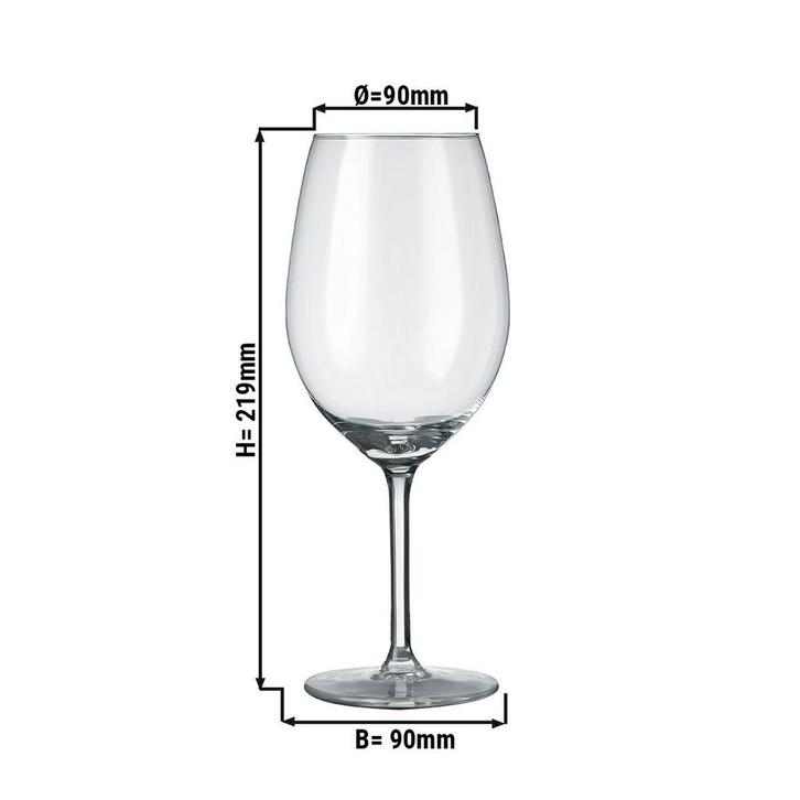 GGM Gastro | (12 stuks) Wijnglas - ESPRIT - 530 ml - |, Huis en Inrichting, Keuken | Servies, Effen, Nieuw, Verzenden