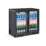 Barkoeler - 228 liter - met 2 draaideuren - Zwart, Verzenden, Nieuw in verpakking, Koelen en Vriezen