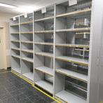 Meta metalen legbord stellingkast - 220 cm hoog, 1 meter bre, Zakelijke goederen, Kantoor en Winkelinrichting | Magazijn, Stelling en Opslag