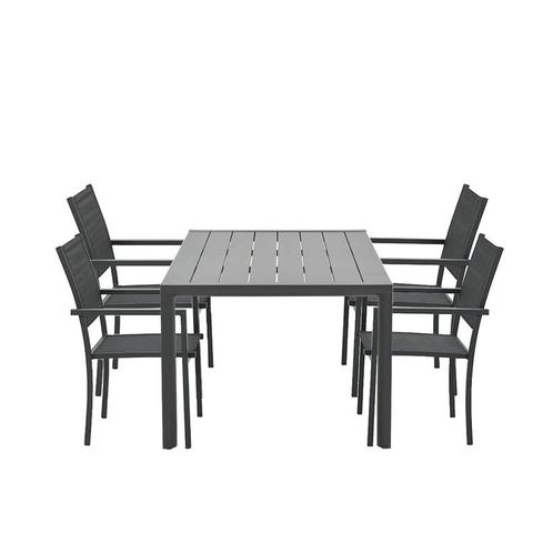 Garden Impressions Moon tuinset 5-delig donker grijs - Adana, Tuin en Terras, Tuinsets en Loungesets, Verzenden