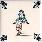 KLM Airline Business Class Delft Blue Tile Coaster - 75×75, Verzenden, Zo goed als nieuw