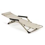 Tuinstoel ligstoel 2-in-1 | Beige | Nieuw | Scherpe Prijs, Tuin en Terras, Ophalen of Verzenden, Nieuw