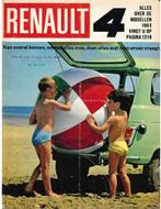 1963 RENAULT 4 BROCHURE NEDERLANDS, Nieuw, Author, Renault