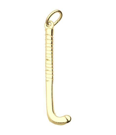 Gouden Hockeystick ketting hanger, Sieraden, Tassen en Uiterlijk, Kettinghangers, Verzenden