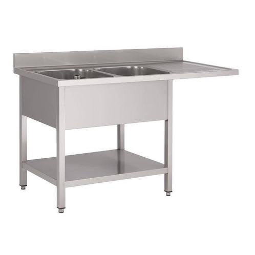 Spoeltafel RVS | Vaatwasmachine Series |160x70x85cm, Zakelijke goederen, Horeca | Meubilair en Inrichting, Verzenden