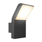 Antraciete buitenlamp Andor, aluminium, modern, 12w, 4000K, Ophalen of Verzenden, Nieuw, Overige materialen, Wandlamp