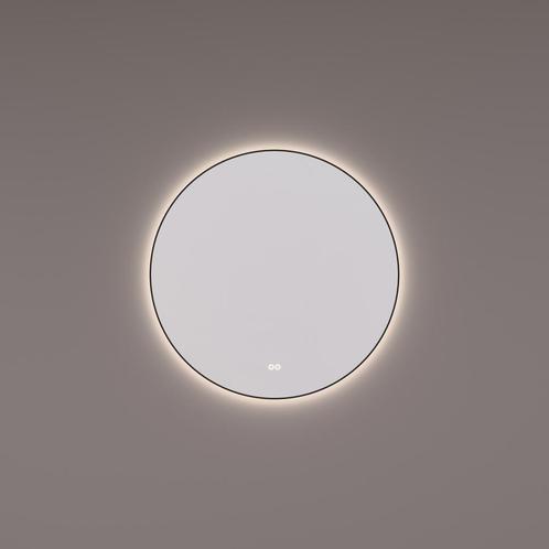 Spiegel Hipp Design SPV 13500 BL Rond Met Verlichting Incl., Doe-het-zelf en Verbouw, Sanitair, Bad, Nieuw, Ophalen of Verzenden