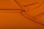 Texture stof oranje - 25m bi-stretch op rol, Hobby en Vrije tijd, Stoffen en Lappen, Nieuw, Verzenden