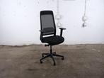Bureaustoel | Z.g.a.n. | Zwart | Mesh rug | 4D armlegger | L, Huis en Inrichting, Bureaus, Verzenden, Gebruikt