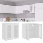 vidaXL Hangkast Lyon 60x31x60 cm bewerkt hout wit, Huis en Inrichting, Keuken | Keukenelementen, Verzenden, Nieuw, Wit