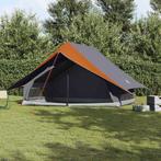 vidaXL Tenten met dak Grijs en oranje 315 x 330 x 200 cm, Verzenden, Nieuw