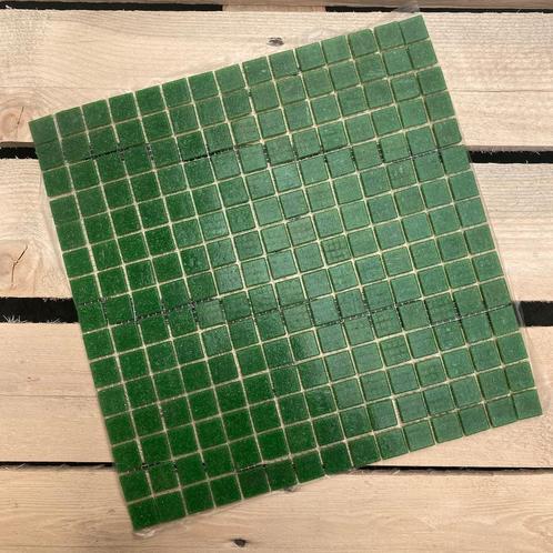 Ker Glasmozaiek Groen 2x2 Mozaiek 32,7x32,7cm, Doe-het-zelf en Verbouw, Tegels, Nieuw, Ophalen of Verzenden