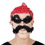 Motorrijder masker met bandana - Mensen maskers, Ophalen of Verzenden, Nieuw