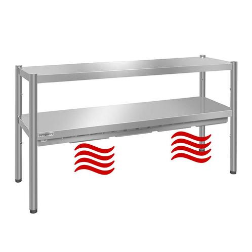 GGM Gastro | Warmtebrug PREMIUM - 1600x370mm - met 2 planken, Zakelijke goederen, Horeca | Keukenapparatuur, Nieuw in verpakking