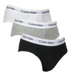 Calvin Klein 3 pack slips grey white, black, Kleding | Heren, Ondergoed, Verzenden