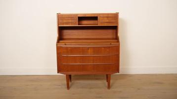 Vintage secretaire | Teak | 88 cm beschikbaar voor biedingen
