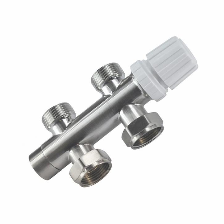 Onderblok Radiatoraansluitset Recht Midden Aansluiting, Doe-het-zelf en Verbouw, Verwarming en Radiatoren, Ophalen of Verzenden