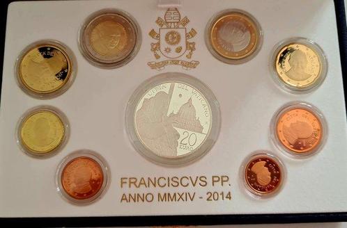 Vaticaan. Proof Set 2014 (incl. 20 euro in argento) (Zonder, Postzegels en Munten, Munten | Europa | Euromunten