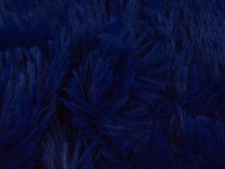 Langharig bont stof – Donkerblauw, Hobby en Vrije tijd, Stoffen en Lappen, 120 cm of meer, 200 cm of meer, Blauw, Nieuw, Polyester