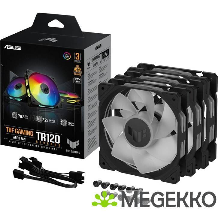 ASUS TUF GAMING TR120 FAN ARGB REVERSE BLACK 3IN1, Computers en Software, Computerkoelers, Nieuw, Verzenden
