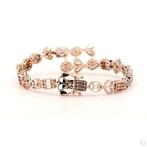 Armband - 14 karaat Roségoud - 4.12ct. tw. Diamant, Sieraden, Tassen en Uiterlijk, Nieuw