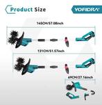 Draadloze Tuinfrees Cultivator 1500W – Borstelloze Motor, Verzenden