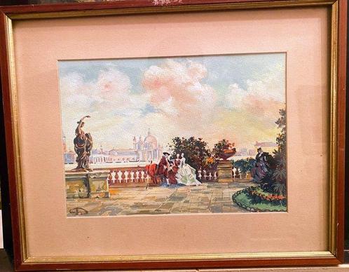 Aurelio Craffonara (1875-1975) - Venezia vista da una, Antiek en Kunst, Kunst | Schilderijen | Klassiek