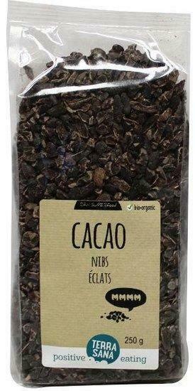 Biologische cacaonibs Terrasana 250 gram, Diversen, Braces, Verzenden