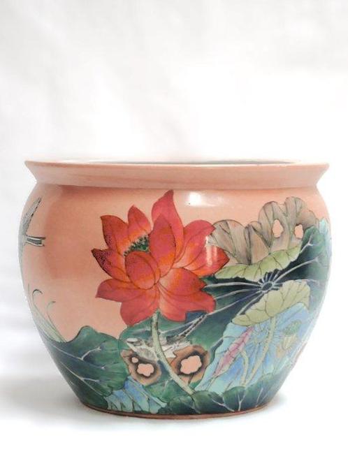Bloempot - Porselein, Asiastijl, Antiek en Kunst, Kunst | Designobjecten