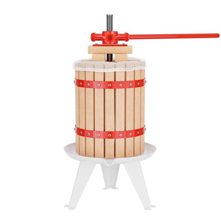 Borg 18 liter Fruitpers - Appelpers - Vruchtenpers - Incl. d, Hobby en Vrije tijd, Overige Hobby en Vrije tijd, Nieuw, Verzenden