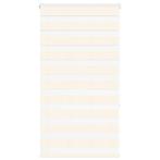 vidaXL Zebra rolgordijn 75x150 cm stofbreedte 70,9 cm, Verzenden, Nieuw, Beige