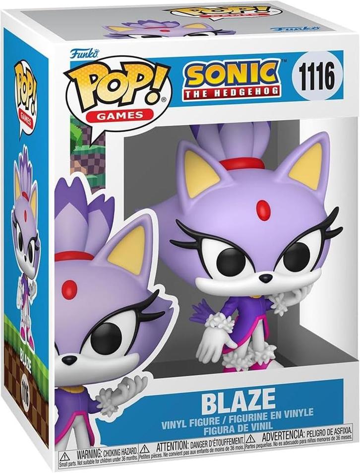 Funko Pop! - Sonic the Hedgehog - Blaze #1116 | Funko -, Verzamelen, Poppetjes en Figuurtjes, Nieuw, Verzenden
