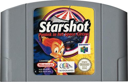Starshot (losse cassette) (Nintendo 64), Spelcomputers en Games, Games | Nintendo 64, Gebruikt, Verzenden