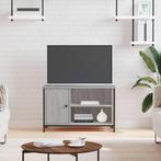vidaXL Tv-meubel 80x40x50 cm bewerkt hout grijs sonoma, Verzenden, Nieuw, 50 tot 100 cm, Minder dan 100 cm