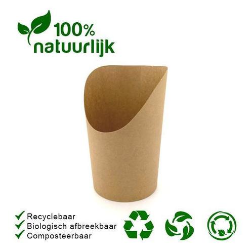BIO Bubblewafel wegwerpbekers 50st. Bubbelwafel bekers, Zakelijke goederen, Horeca | Food, Brood en Banket, Ophalen of Verzenden