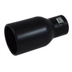 Zwart uitlaatsierstuk Rond groot - passend 49-62 mm, Verzenden, Nieuw