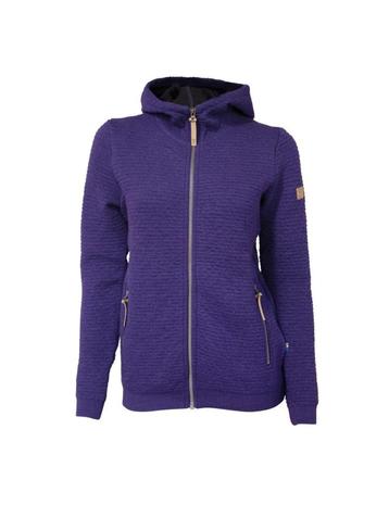 Ivanhoe vest Morel Hood FM Dark Purple voor dames van wol... beschikbaar voor biedingen