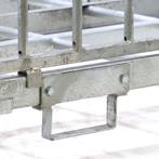 Gebruikte mobiele stapelrack mobiele rack tüv op wielen, Ophalen of Verzenden