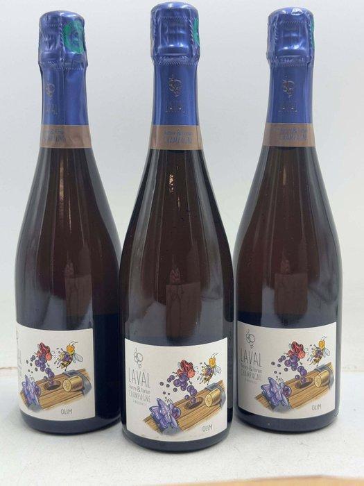 Laval, Aurore & Florian Laval Olim Rosé - Champagne Extra, Verzamelen, Wijnen