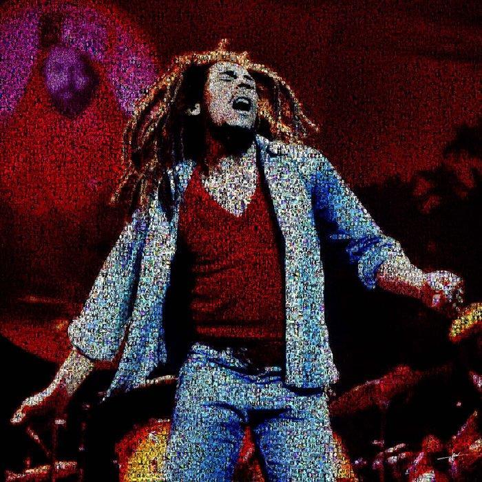 David Law - Crypto Bob Marley - Live, Antiek en Kunst, Kunst | Designobjecten