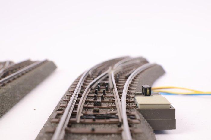 Märklin H0 - 24611/24672 - Modeltreinsporen (3) - Twee, Hobby en Vrije tijd, Modeltreinen | H0