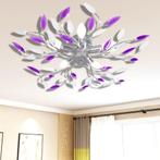 vidaXL Lamp met kristallen bladeren van acryl voor 5x E14, Huis en Inrichting, Lampen | Plafondlampen, Verzenden, Nieuw