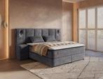Opbergboxspring Cresta XL Antraciet incl. 2 nachtkastjes, Verzenden, Nieuw, Overige kleuren, Modern