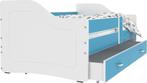 Praktisch kinderbed 180x80 cm - met lade op wielen en inc..., Kinderen en Baby's, Ophalen of Verzenden, Nieuw