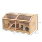 TRUUSK Houten Verhoogd Bed 2-in-1 - Broeikas Tomatenhuis - V, Verzenden, Nieuw