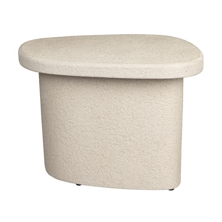 *WOONWINKEL* Dutchbone Veda High Witte Bijzettafel Organisch, Huis en Inrichting, Tafels | Bijzettafels, Nieuw, Verzenden